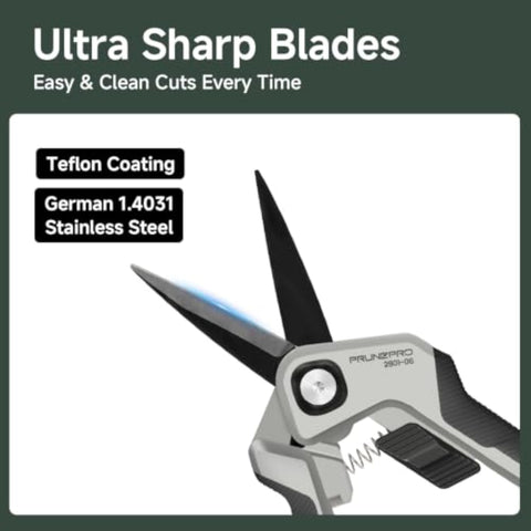 PrunePro Stainless Steel Garden Pruning Shears