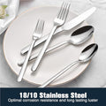 Elegant Flatware Sets - 6616Silver-20P