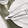 Droplet 65 Piece Flatware Set, Service for 12 (With Serving Utensils) - KS3316-SL65