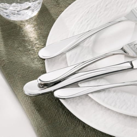 Droplet 60 Piece Flatware Set, Service for 12