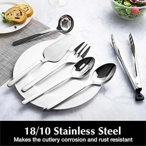 Large Hostess 8 Piece Serving Utensils Set