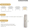 Rustic French Linen Table Runner - KS77003-N04
