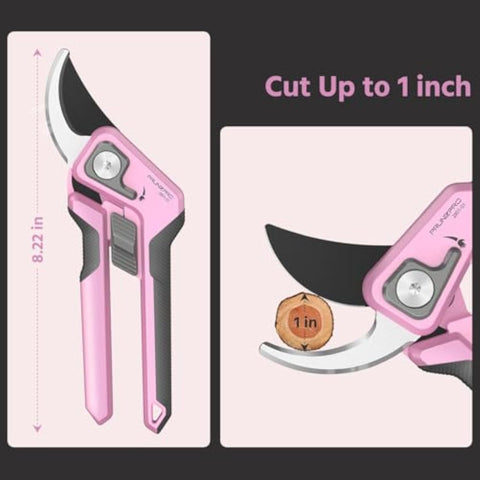 PrunePro 2 Pack 8" Professional Gardening Pruning Shears