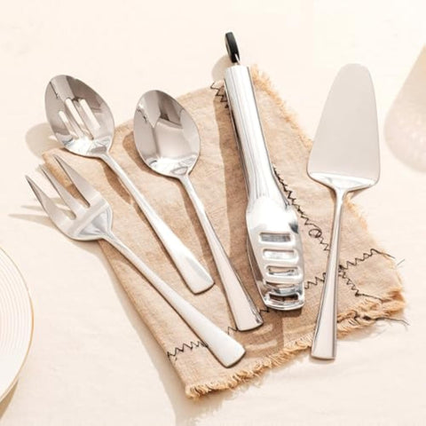 18/10 Stainless Steel 5 Piece Serving Utensils Set