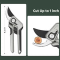 PrunePro 2 Pack 8" Pruning Shears - PP-2801-01-GY-2P