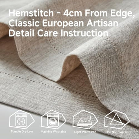 Rustic French Linen Table Runner